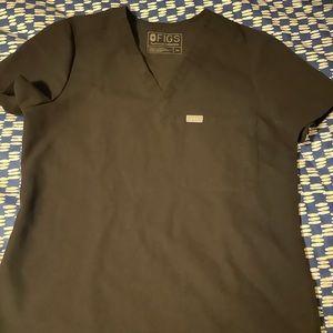 Black Figs Catarina scrub top. Size XS.